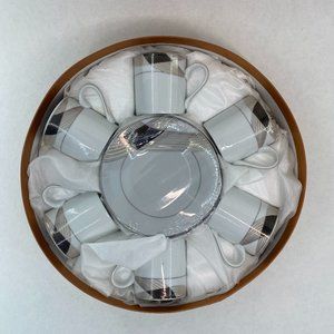 NIB 12 Piece Turkish Coffee / Espresso Set Mugs / Cups and Saucers